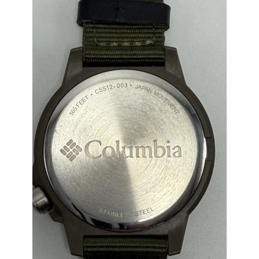 Columbia CSS12-003 New Battery Mens Watch 44MM 8